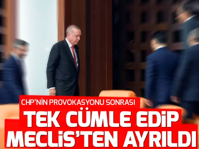 Erdoğandan TBMMdeki gerginlik için ilk tepki: Yaşananlar rezalet