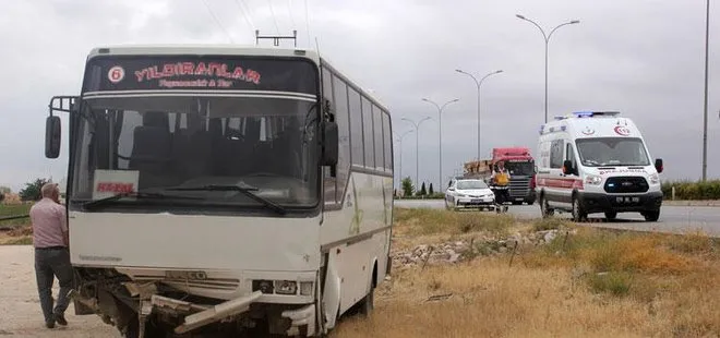 Karaman’da kaza: 16 işçi...
