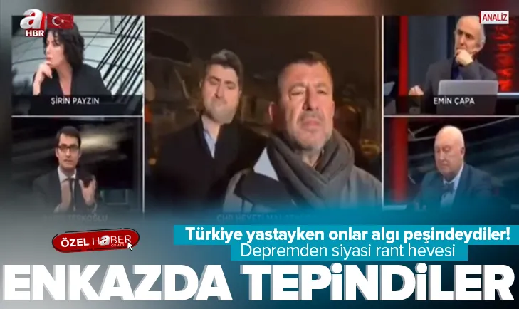 Türkiye yastayken onlar algı peşindeydiler