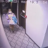 Otel odasında ölen genç kızın son görüntüleri