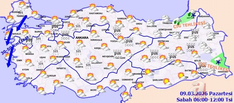 İstanbul’da poyraz etkisi donduracak! Meteoroloji yeni hafta için uyardı: Çığ, fırtına... 8