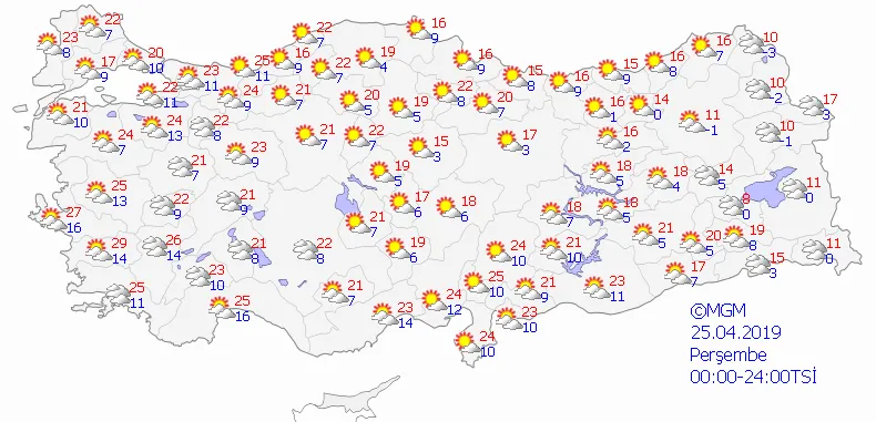 Meteoroloji'den son dakika uyarısı! Bugün İstanbul'da hava nasıl olacak? 25 Nisan 2019 hava durumu - 2