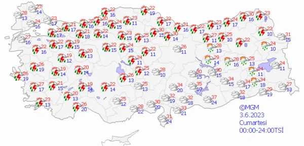 1685544603381.png Haziran ayı yağmurla başlıyor! Meteoroloji'den çok sayıda ile son dakika uyarısı! İstanbul Ankara İzmir hava durumu... - 6