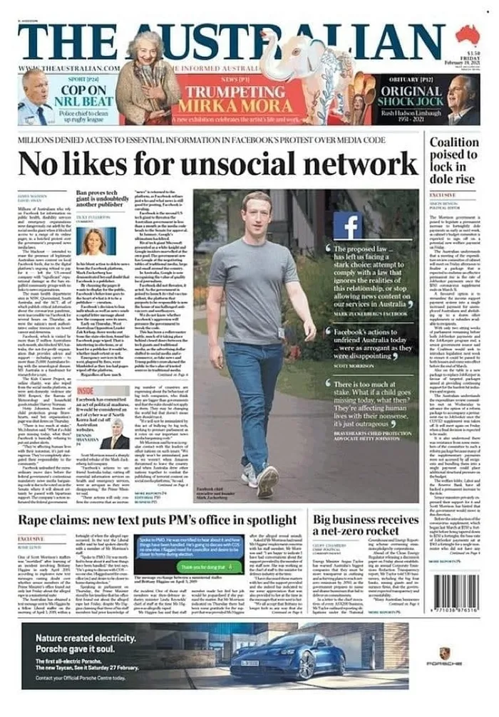 Son dakika: Facebook Avustralya’daki yasakla ne amaçlıyor? Bu kavganın ardında ne var? Milyonlarca kullanıcıyı etkiledi