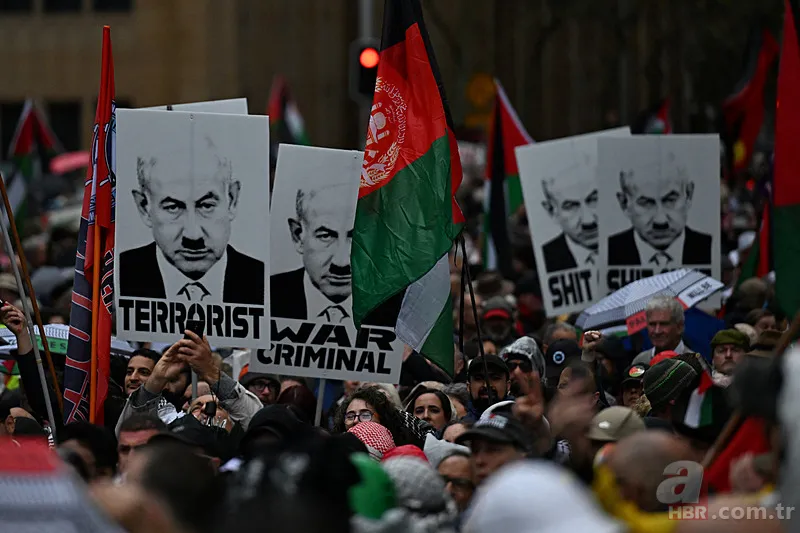Sydney’de 90 bin kişi İsrail’in Gazze’ye saldırılarını protesto etti: “Soykırım durmalı” 22