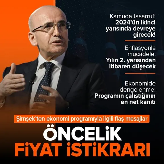 Hazine ve Maliye Bakanı Mehmet Şimşek’ten flaş açıklamalar: Programımız sonuçlarını veriyor