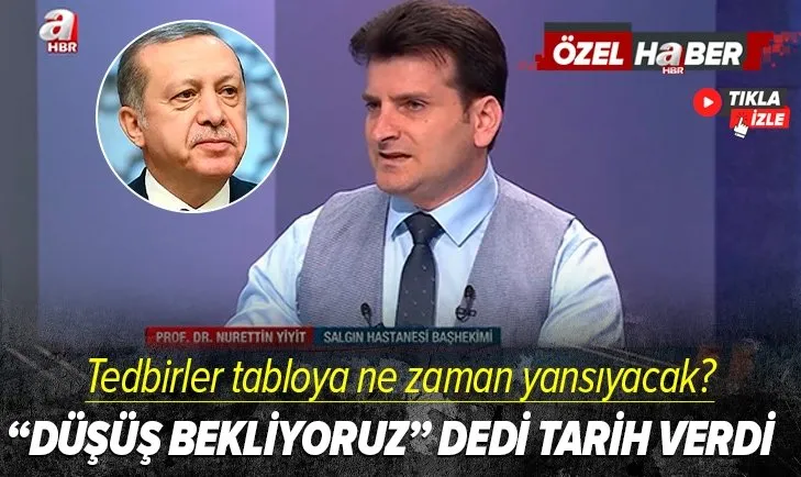 Başkan Erdoğan’ın açıkladığı yeni Kovid-19 tedbirlerinin sonuçları ne zaman tabloya yansır? A Haber’de açıkladı