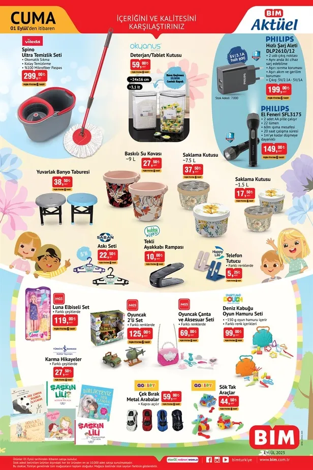 BİM 1 Eylül Cuma aktüel ürünler kataloğunda ne var? BİM’de bu hafta 4.799 TL’ye robot süpürge ve 1.799 TL’ye Airfryer geliyor