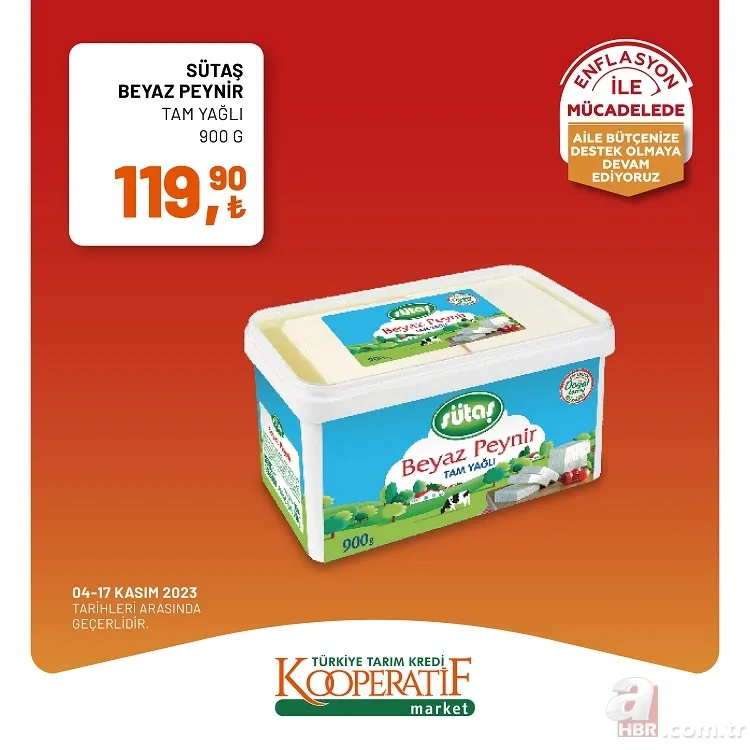 Tarım Kredi Market indirim yarın sona eriyor! 40'lı tuvalet kağıdı 154,90 TL, Çay 89 TL, 100'lü peçete 13,90 TL ve pilavlık bulgur 48,90 TL'den satışa sunuyor 16
