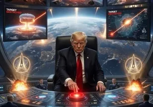 Trump’tan kelepçeli uzaylı paylaşımı