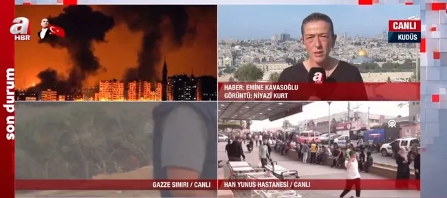 Katliam gecesinin ardından Gazze | Katil İsrail sivillere ölüm kustu! A Haber savaş bölgesinde