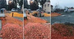 Bir skandal video daha! Meyve suları...
