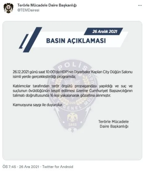 Diyarbakır’daki HDP kongresinde rezalet! 16 kişi gözaltına alındı