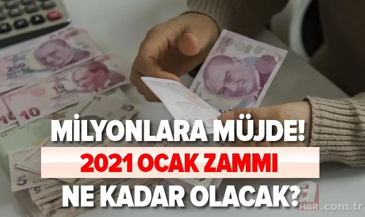 Emeklilere müjdeler peş peşe geliyor! 2021 Ocak zammı ile SSK Bağ-Kur emekli ve memur maaşı ne kadar olacak? 1