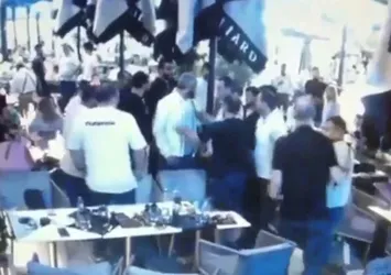 İstanbul'un göbeğinde silahlı çatışma! AVM'deki vatandaşlar büyük korku yaşadı! Yaralılar var... Çatışma anı güvenlik kamerasında
