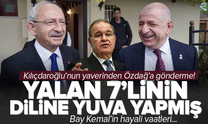 CHPli Öztrak Ümit Özdağın iddiasını yalandı!