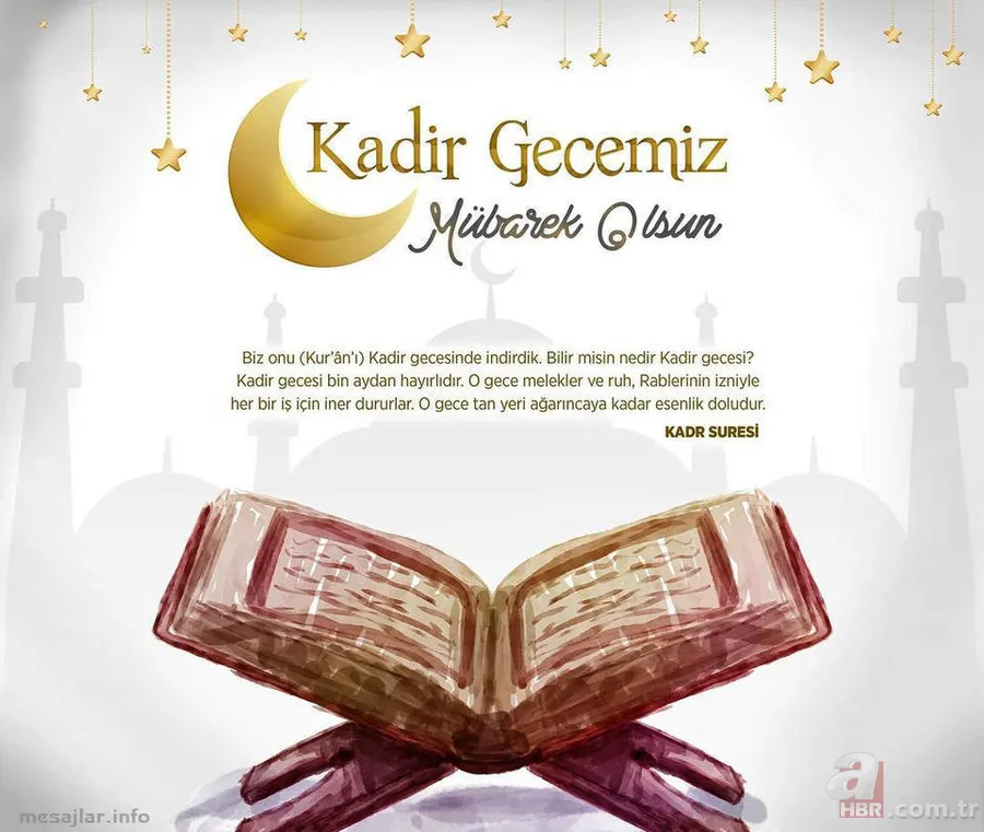 Kadir Gecesi mesajları ile sevdiklerinizi hatırlayın! En güzel, en şık, en yeni dualı Kadir Gecesi mesajları! 11