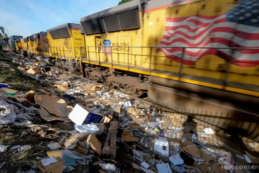 ABD'de tren soygunları başladı! Union Pacific ve Amazon... 11