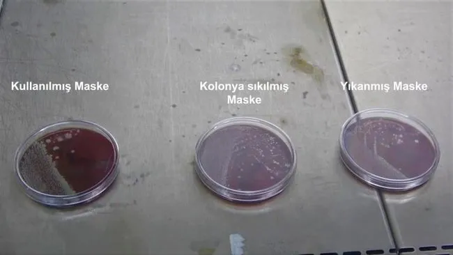 Samsun’da test edildi! Maskeye kolonya sıkma veya yıkama bakteri oluşumunu engellemiyor - 5