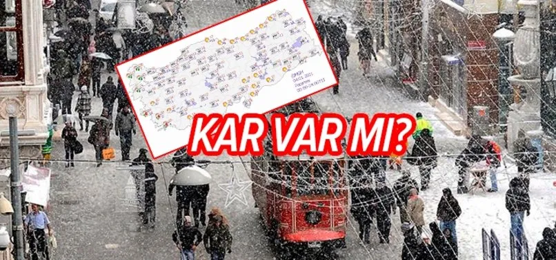 Pazartesi günü kar yağacak mı? Meteoroloji'den 'İstanbul'a kar yağacak mı?' açıklaması! Ankara'ya kar yağacak mı?