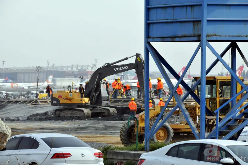 Başkan Erdoğan duyurmuştu! Atatürk Havalimanı'nda başlayan çalışmalar havadan görüntülendi 22