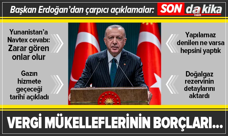 Başkan Erdoğandan önemli açıklama