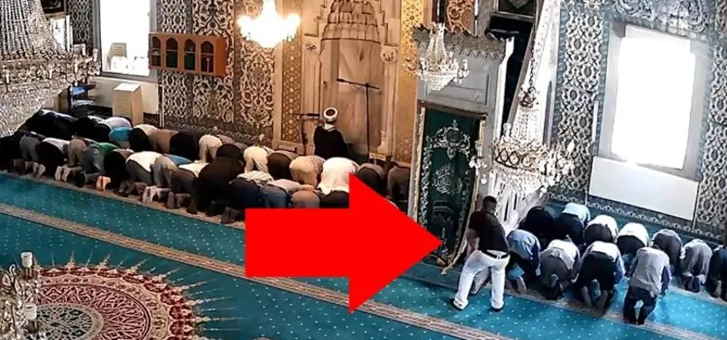 Namazın ilk rekatını kılıp hırsızlık yaptı!