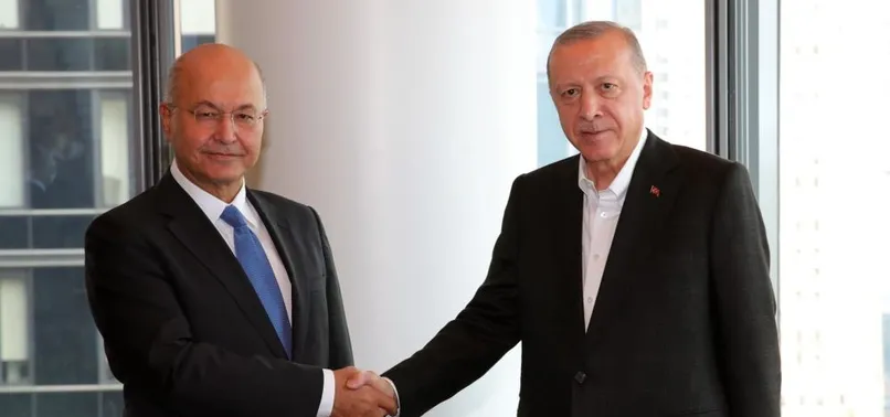 Başkan Erdoğan Irak Cumhurbaşkanı Salih ile görüştü