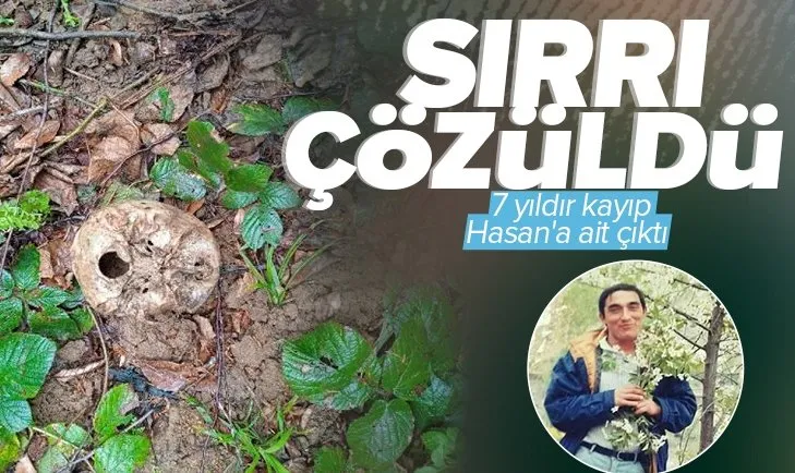 Gümüşhane’de ormanda bulunan kemikler kayıp Hasan’a ait çıktı! 7 yıldır aranıyordu