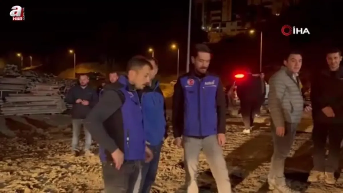 Bartın Amasra'da inşaat alanında göçük meydana geldi