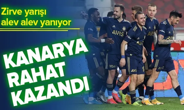 Kanarya rahat kazandı I Konyaspor 0-3 Fenerbahçe MAÇ SONUCU-ÖZET