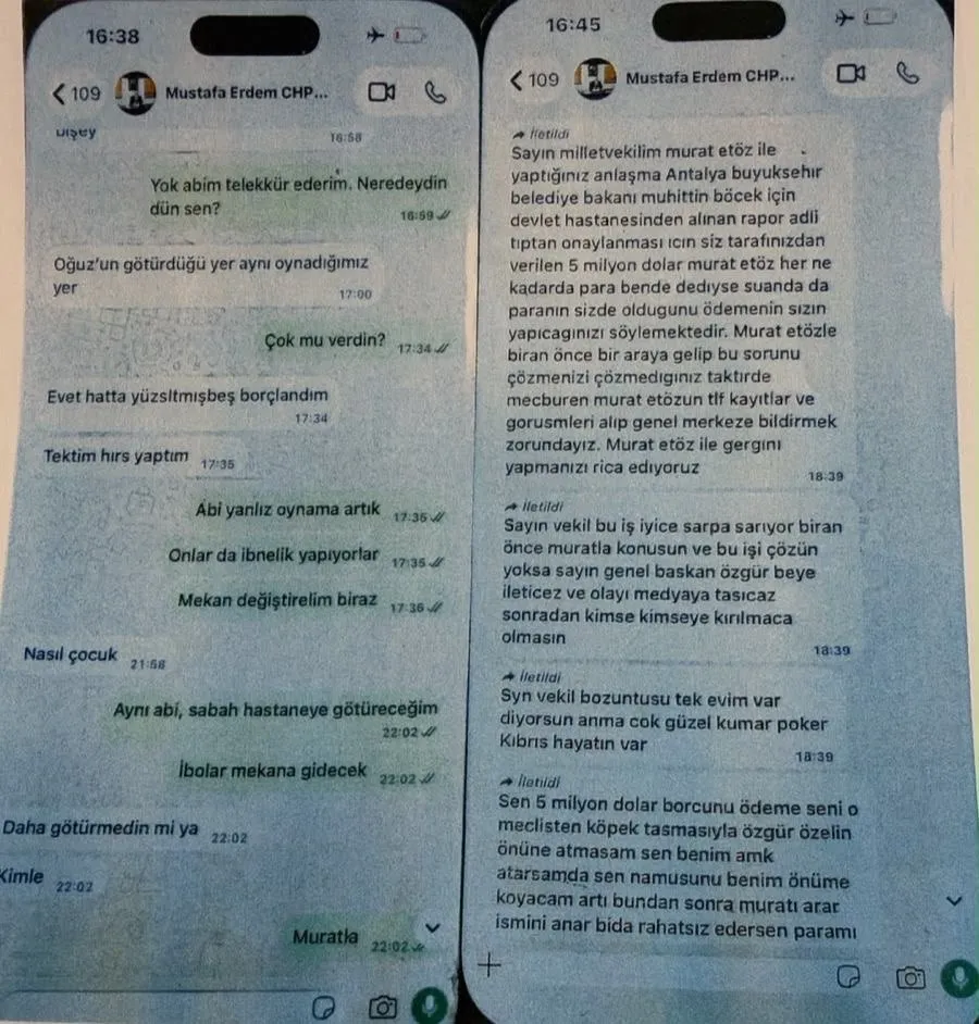 Uyuşturucu ve fuhuş soruşturmasında yeni perde: Yeni Partili vekille 5 milyon dolarlık rüşvet yazışması ahaber.com.tr'de - 3