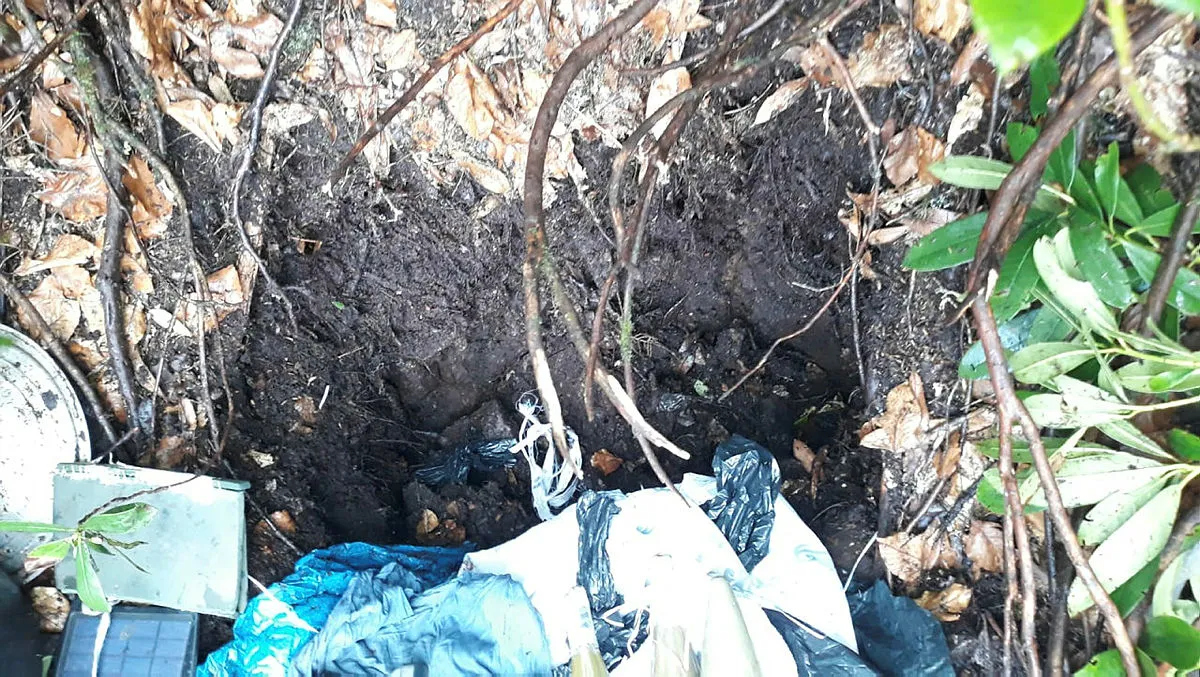 Trabzon'da PKK'ya ait sığınak bulundu