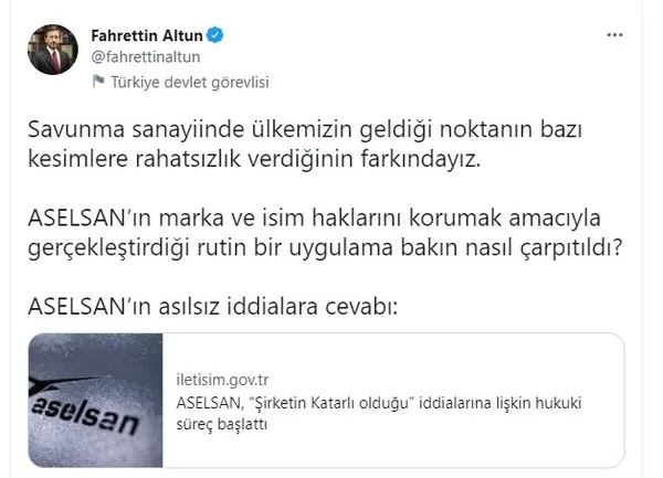 ASELSAN'dan Katar iddialarına yanıt geldi: Hukuki süreç başlatıldı - 12