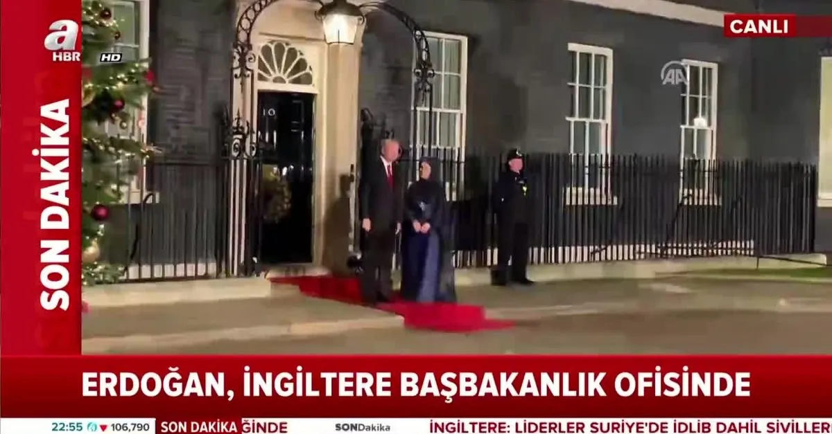 Başkan Erdoğan, İngiltere başbakanlık ofisinde