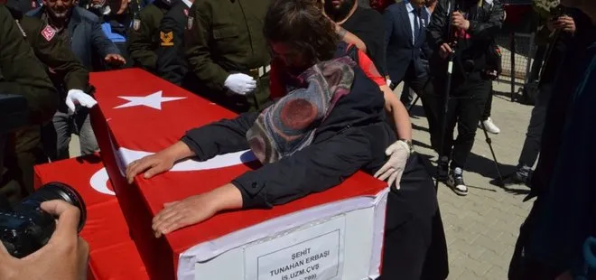 Pençe- Kilit şehidi Tunahan Erbaşı Aksaray’da son yolculuğuna uğurlandı! Gözyaşları sel oldu