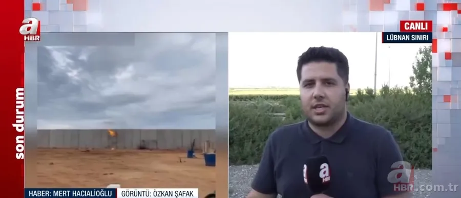 Lübnan-İsrail hattında yüksek tansiyon! Hizbullah İsrail ordusuna ait bir kışlayı vurdu | A Haber ekibi Lübnan sınırından aktardı 11