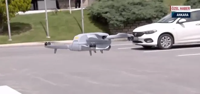 Mikro insansız hava aracı Saka A Haber’de! Mağarada keşif, kara araçları için gözcülük yapacak