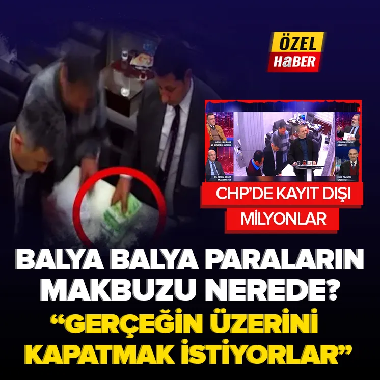 CHP’de balya balya para polemiği!