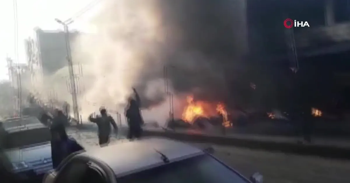 Afrin'de bomba yüklü araç patladı! Çok sayıda sivil yaralandı |Video