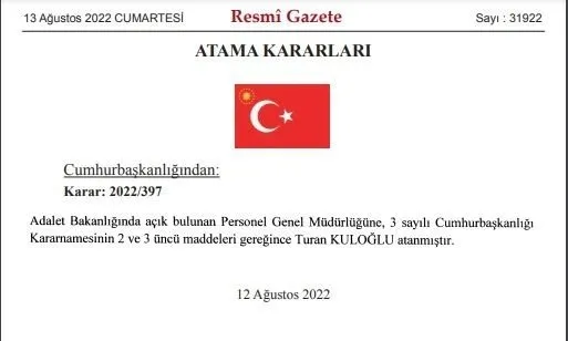 Jandarma Genel Komutanlığı tarihinde bir ilk! Başkan Erdoğan imzaladı! İşte yeni atama kararları