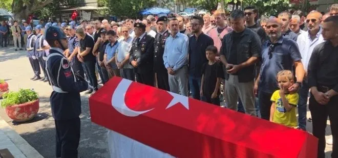 Kolon kanserine yenik düşen uzman jandarmaya acı veda! Son yolcuğuna uğurlandı