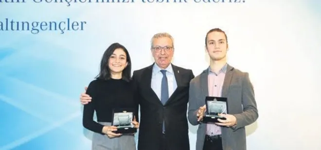 Altın gençler ödüllendirildi