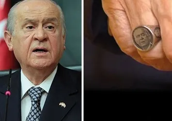 Devlet Bahçeli'nin yüzüğü dikkat çekti