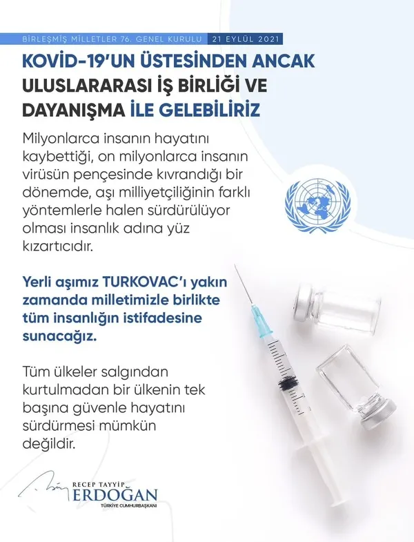 Başkan Recep Tayyip Erdoğan’dan Birleşmiş Milletler Genel Kurulunda son dakika açıklamaları! Başkan Erdoğan BM Genel Kurulunda ne mesaj verdi?