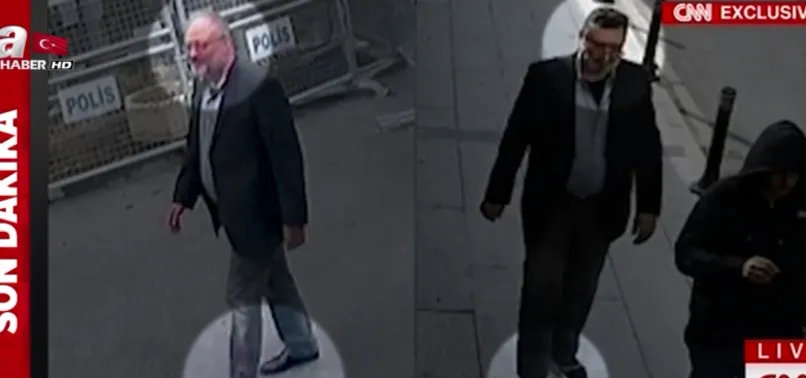 Cemal Kaşıkçı’nın kıyafetini giyen kişi böyle görüntülendi