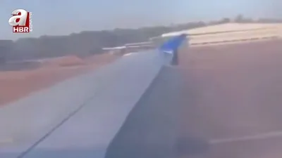 ABD’de büyük panik! Uçağın motoru alev aldı