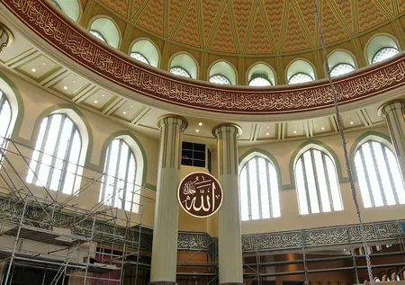 Açılışına sayılı günler kaldı! Taksim Camii'nin içi görüntülendi