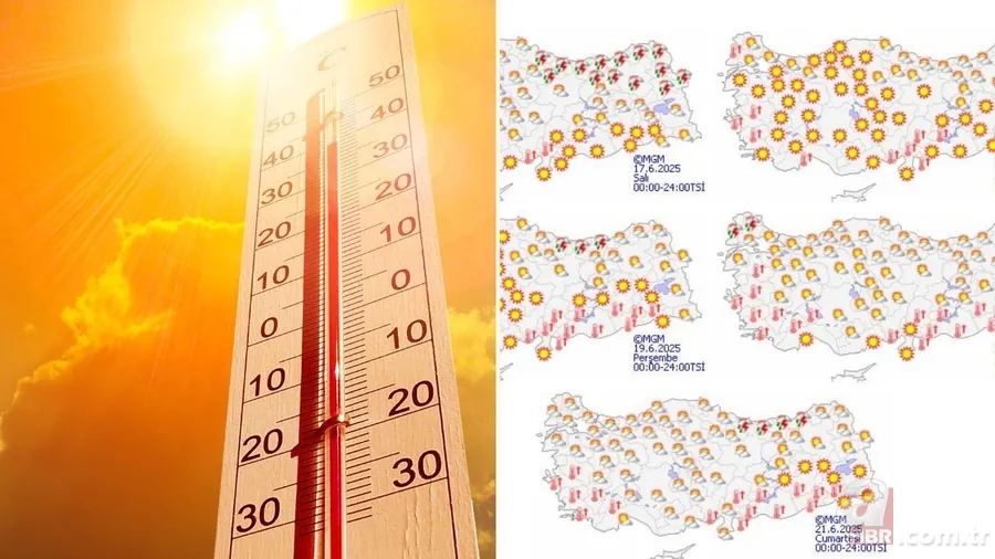 Yazın en sıcak günleri kapıda! Termometreler tırmanışta: Meteoroloji'den haritalı paylaşım: Yarından itibaren... 1
