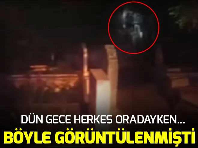 ‘Mezarlıktaki hayalet’ sırrını kamera çözecek!